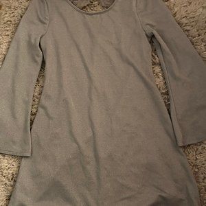 BCX Girls silver dress